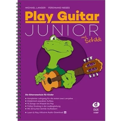 Abbildung von Play Guitar Junior mit Schildi: Die Gitarrenschule für Kinder