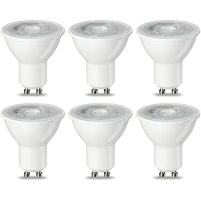 Abbildung von Amazon Basics LED Leuchtmittel, GU10 Spots, 4.7 W (entspricht 50 Glühbirne), Warmweiß, nicht dimmbar, 6 Stück (1er Pack)