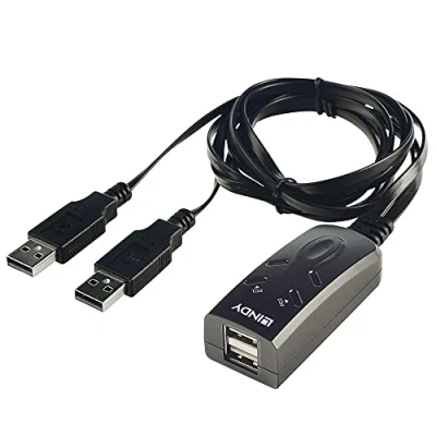 Abbildung von LINDY 2 Port USB KM Switch, Tastatur &amp; Maus Switch für Rechner