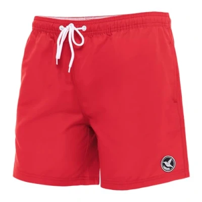 Abbildung von Ladeheid Badehose Herren Bequeme Badeshorts mit Seitentaschen und Schnürchen Netzfütterung Perfekt für Sommer, Strand Schwimmbad LA40 128 (Rot, X Large)