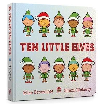 Abbildung von Ten Little Elves Board Book
