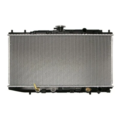 Abbildung von NISSENS 622551 Kühler, Motorkühlung Aluminium 324 668 16 Kühlrippen gelötet HONDA: CRX 2, CIVIC 4 Hatchback