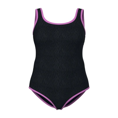 Abbildung von Ulla Popken Badeanzug, Damen, Größe: 42/44, Black