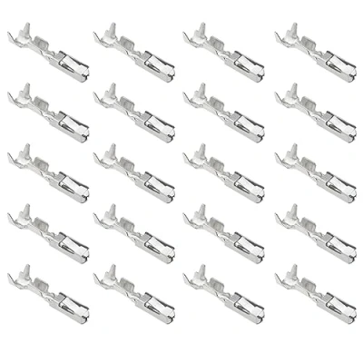 Abbildung von ECSiNG 50 Stück Crimpkontakt für Mikro Timer N90764701, kompatibel mit VW, Reparaturklemmen, Kabelklemmen 0,50 mm² 0,75 mm², Modell 33 0177