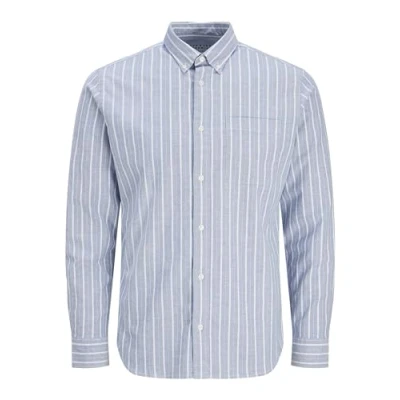 Abbildung von Jack &amp; Jones Premium Brook Oxford Hemd, Herren, Größe: Small, Night sky