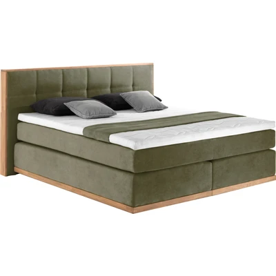 Abbildung von PLACES OF STYLE Boxspringbett »Vinton« aus massiver Eiche, verschiedene Härtegrade (auch H4)