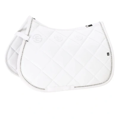 Abbildung von Eskadron Schabracke Sparkle Crystal Dressur Weiß