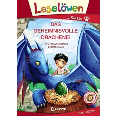 Abbildung von Leselöwen 1. Klasse Das geheimnisvolle Drachenei (Großbuchstabenausgabe): Erstlesebuch für Kinder ab 6 Jahren