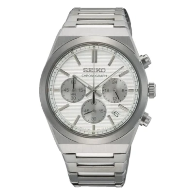 Abbildung von Seiko Chronograph Herren Uhr Silber SSB451P1