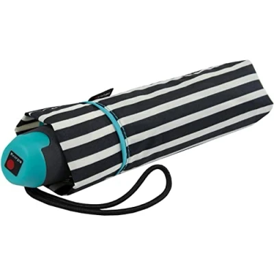 Abbildung von Knirps Taschenschirm E.051 Strip Strap Blue