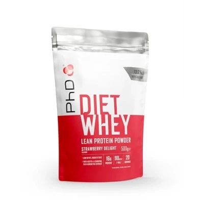 Abbildung von PhD Diet Whey Strawberry, 1er Pack (1 x 500 g)