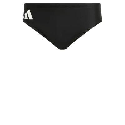 Abbildung von adidas Herren Solid Swim Trunks, Black/White, M L