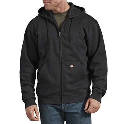 Abbildung von Dickies Herren Full Zip Hoodie Fleece Jacke, Dunkles Erika, Medium