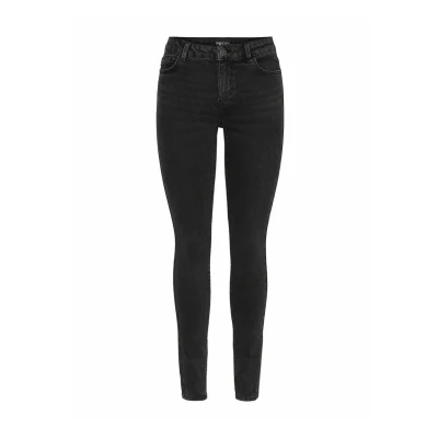 Abbildung von Pieces DANA MW Jeans Skinny Fit, Damen, Größe: 34x30, Dark grey denim
