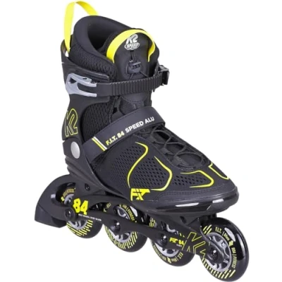 Abbildung von K2 Skates Herren Inline FIT 84 Speed ALU — Black Yellow 30G0837
