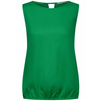 Abbildung von Cecil UNI Blusentop Bluse, Damen, Größe: Large, Grün