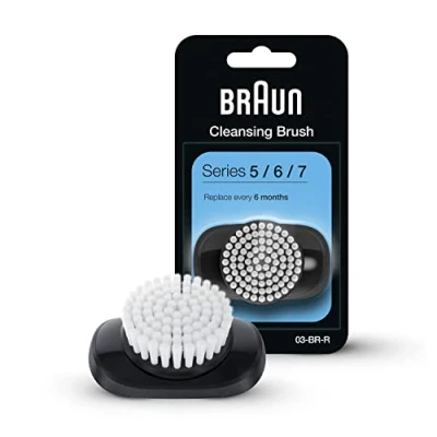 Abbildung von Braun EasyClick Reinigungsbürsten Nachfüller für elektrische Rasierer der Serie 5, 6 und 7 (neue Generation)