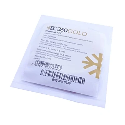 Abbildung von EC360® Gold 14,5W/mK Wärmeleitpad (50 x 50 2,5 mm)