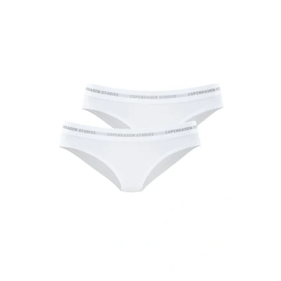 Abbildung von Copenhagen Studios 2 PACK Slip, Damen, Größe: XS, X white