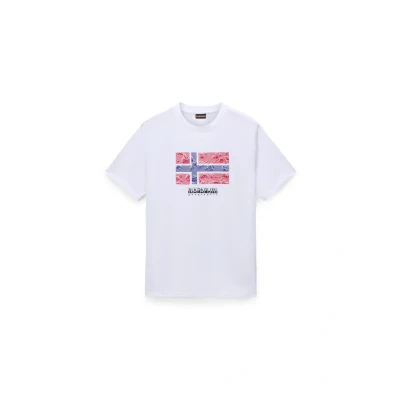 Abbildung von Napapijri T Shirt »DRAPEAU«, mit Print, Rundhals, Jersey
