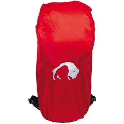 Abbildung von Tatonka Rain Flap XXL (80 100 L) Regenhülle für Rucksäcke von 80 bis Liter Volumen Kleines Packmaß Mit Schnürzug und Kordelstopper Inklusive Packbeutel (red)