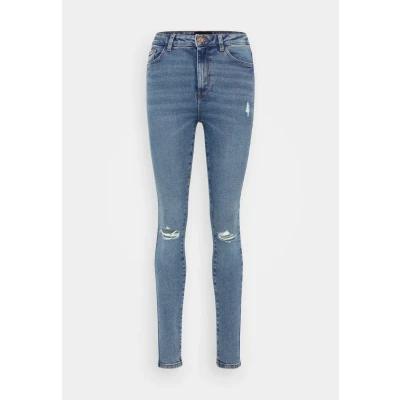 Abbildung von Pieces Pcdana Jeans Skinny Fit, Damen, Größe: XSx30, Medium blue denim