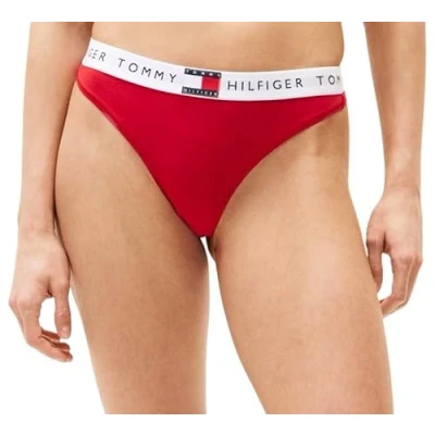 Abbildung von Tommy Hilfiger Heritage Classic Thong String, Damen, Größe: 34, Primary red