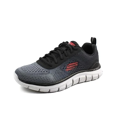Abbildung von Skechers 232399 BKCC, Scarpe da Ginnastica Uomo, Black Mesh/Charcoal Trim, 45.5 EU
