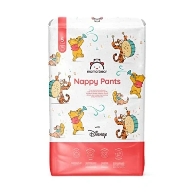 Abbildung von Amazon Marke: Mama Bear Disney Windelhöschen, Größe 5 (12 17 kg), Weiß, 70 Stück, 1er Pack