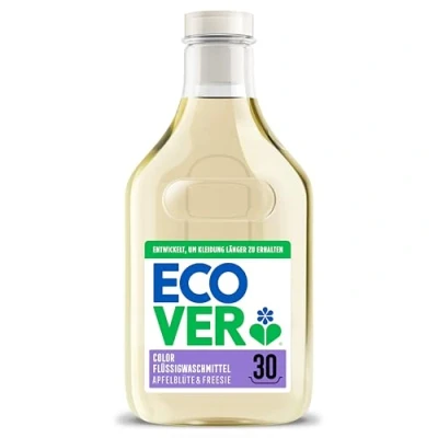 Abbildung von Ecover Waschmittel Color Apfelblüte &amp; Freesie, 30 Waschladungen, Colorwaschmittel für Erhalt und Schutz der Kleidung, 1,5L