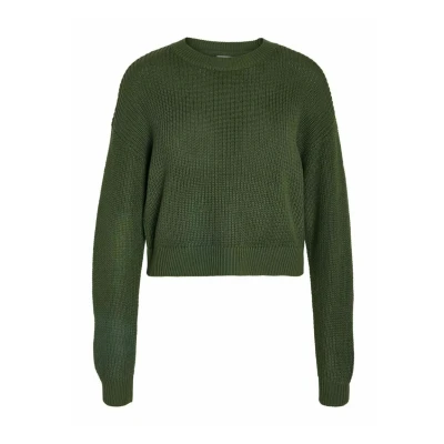 Abbildung von Noisy May Nmmaysa L/S Oneck NOOS Strickpullover, Damen, Größe: XS, Kombu green