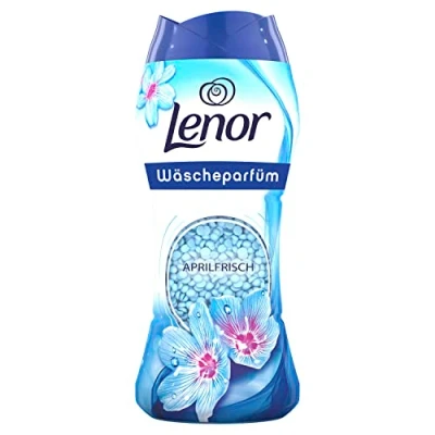 Abbildung von Lenor Wäscheparfüm, Wäscheduft, Aprilfrisch mit Duft von Frühlingsblumen, 15 Waschladungen (210 g)