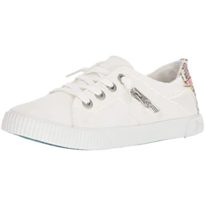Abbildung von Blowfish Malibu Damen Fruit Turnschuh, Leinwandbild, geräuchert, Weiß, 40 EU