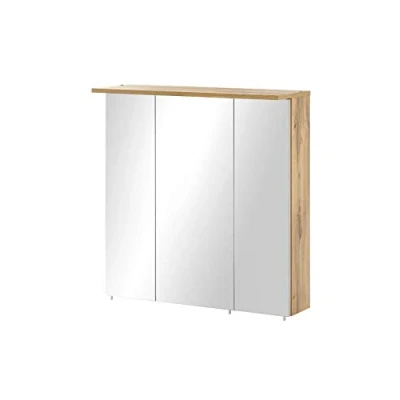 Abbildung von Schildmeyer Spiegelschrank Milan Nora 134892, Eiche Landhaus Dekor, 70,5 x 16 72,5 cm