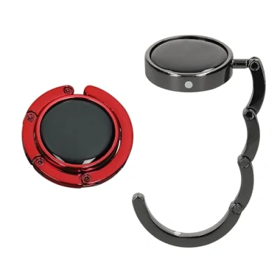 Abbildung von kwmobile Taschenhalter für Tisch 2X Faltbare Antirutsch Handtaschenhalter Haken Taschen Aufhänger Geschenkidee Gadgets Frauen Taschenhaken Set