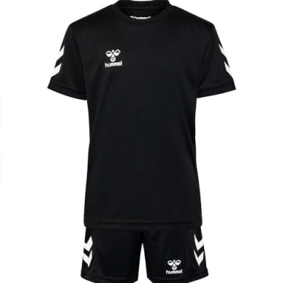 Abbildung von Hummel KIDS Unisex SET kurze Sporthose für Kinder, Größe: 116, Black