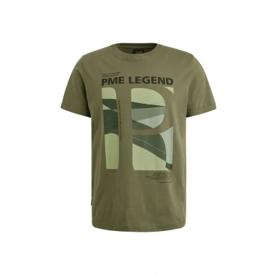 Abbildung von PME Legend Tshirt print, Herren, Größe: Medium, Deep lichen green