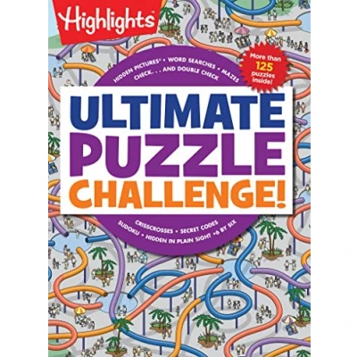 Abbildung von Ultimate Puzzle Challenge!: 125+ Brain Puzzles for Kids, Hidden Pictures, Mazes, Sudoku, Word Searches, Logic and More, Kids Activity Book Super Solvers (Highlights Jumbo Books &amp; Pads)