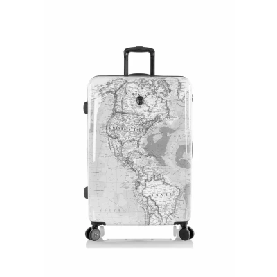 Abbildung von Heys Hartschalen Trolley »Journey 3G schwarz/weiß, 76 cm«, 4 St. Rollen, x Joachim Llambi Koffer Volumenerweiterung