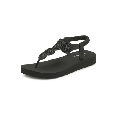 Abbildung von Venice Beach Badesandale, Damen, Größe: 41, Schwarz Schuhe