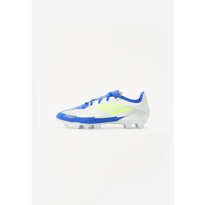 Abbildung von adidas Unisex F50 Club Football Boots FG/MG Fußballschuhe, Silver met./solar Yellow/Lucid Blue