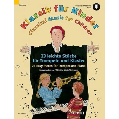 Abbildung von Klassik für Kinder: 23 leichte Stücke Trompete und Klavier. (B)