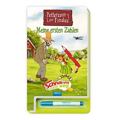 Abbildung von Schreib und wisch weg &quot;Pettersson &amp; Findus&quot;: Zahlen (Pettersson Findus): Übungsbuch Vorschulbuch Beschäftigungsbuch