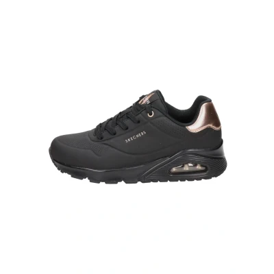 Abbildung von Skechers Damen Arch Fit Comfy Wave Sneaker, Black Knit Lavender Trim, 36 EU