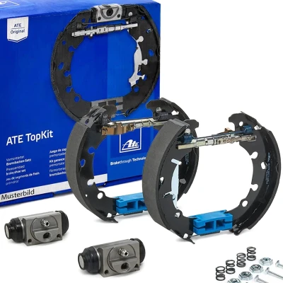 Abbildung von ATE Original TopKit 03.0520 7222.3 Bremsensatz, Trommelbremse mit Radbremszylinder, Zubehör DACIA: Lodgy, Logan I MCV, Sandero I, RENAULT: Captur