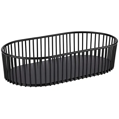Abbildung von APS Korb URBAN 29 x 16 cm, H: 7 oval Metall, schwarz