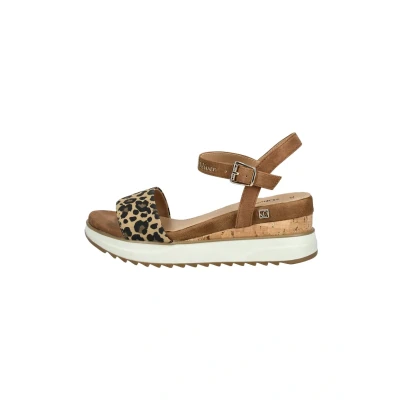 Abbildung von s.Oliver Keilsandalette, Damen, Größe: 36, Leopard comb Schuhe