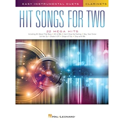 Abbildung von Easy Instrumental Duets Hit Songs For Two Clarinets (Book): Noten für Klarinette