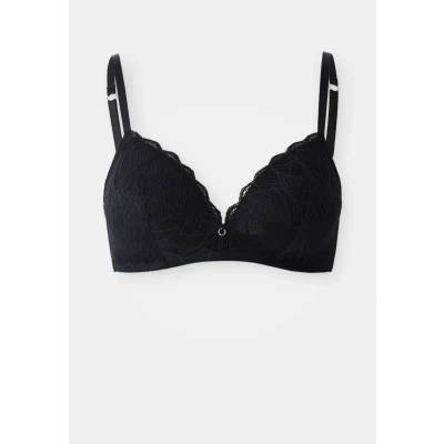 Abbildung von LASCANA Bralette BH, ohne Bügel mit feiner Spitze Blättermotiv, Dessous