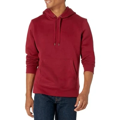 Abbildung von Amazon Essentials Herren Fleece Sweatshirt Mit Kapuze (Erhältlich In Übergröße), Rot, XXL